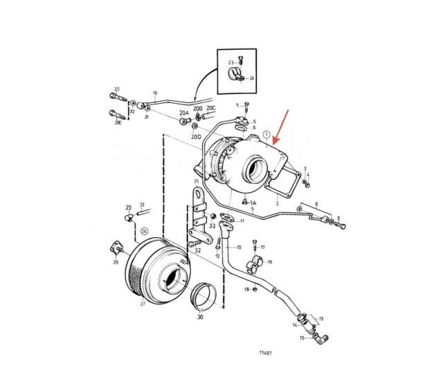  Volvo Penta AD41 861260  