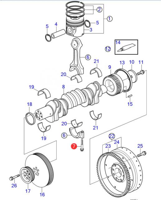   Volvo Penta D4/D6 3581905 