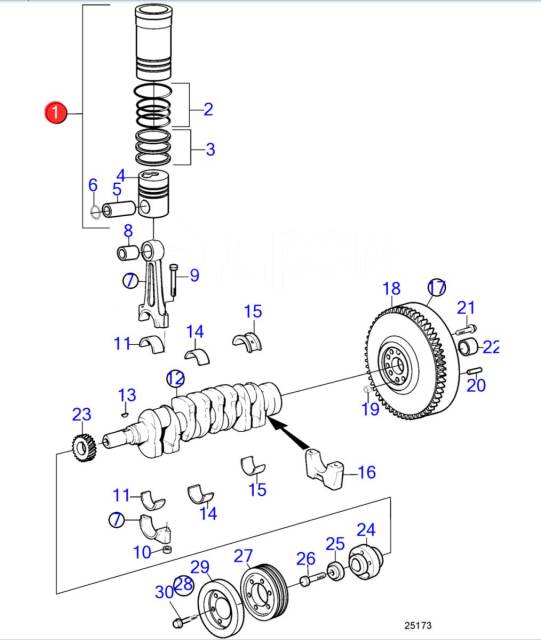  ( + ) Volvo Penta AD31 AD41  P  L 22185027, 3581714, 876851, 3817034. 