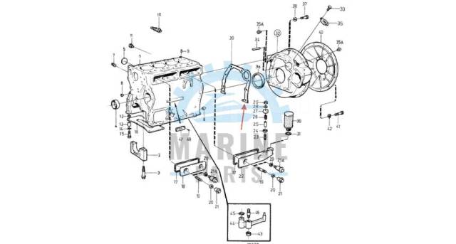     Volvo Penta 829487 AD41 AD31 