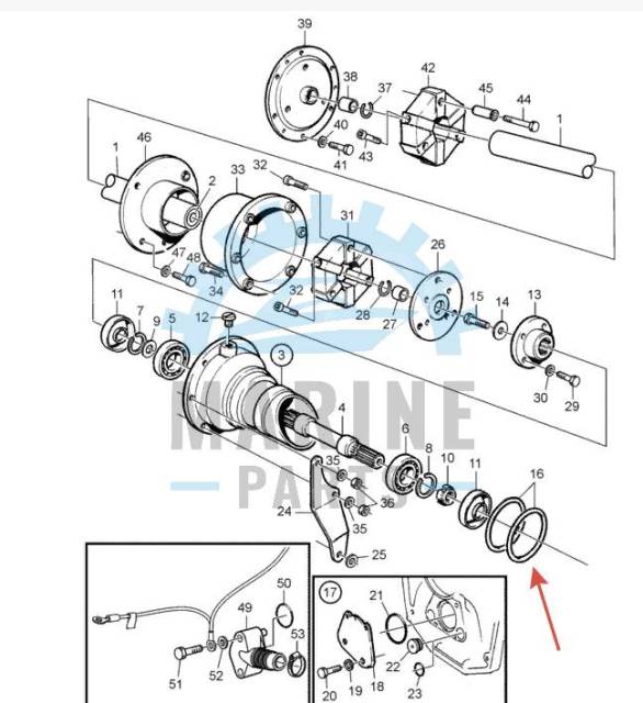   Volvo penta 858464  AD41P 