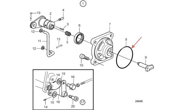   Volvo Penta DPH DPR 945624 