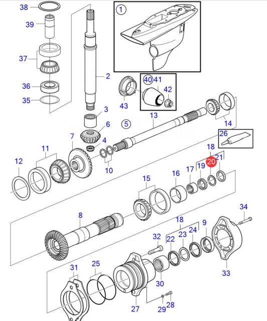   Volvo Penta 22484526 DPH,DPR 