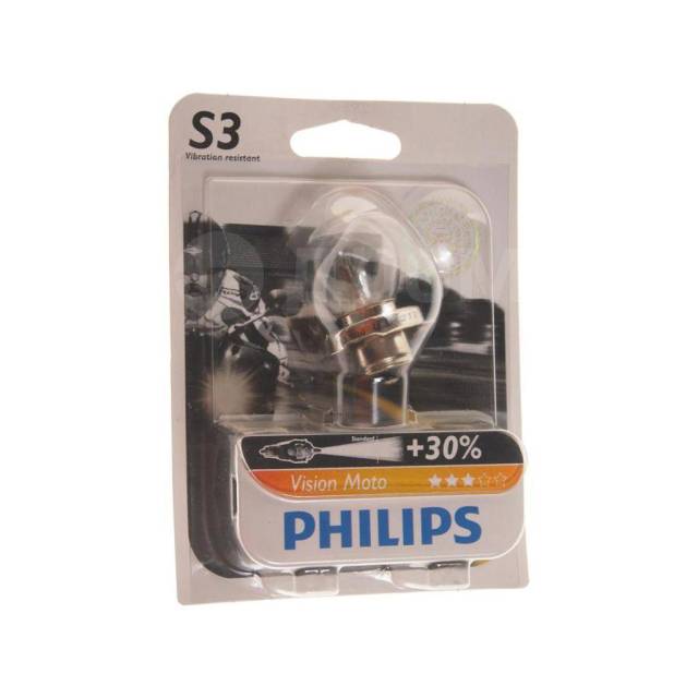  12V S3 15W P26s +30%  (1.) Vision Moto PHILIPS 782816 