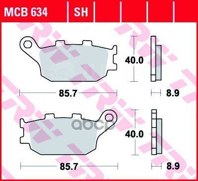   Moto Honda/Suzuki/Kawasaki Trw Mcb634sh Moto Honda/Suzuki/Kawasaki TRW . MCB634SH 