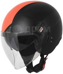  Demi-Jet Double  Origin Alpha Next Matte Red Fluo Black Motorcycle 