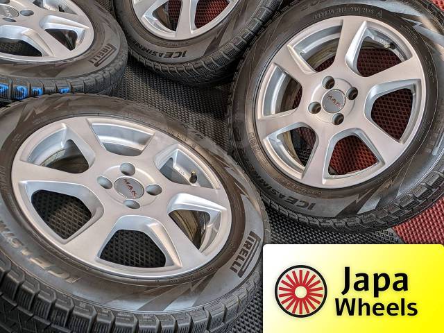 Комплект редких зимних колес MAK R16 4x100 205/60R16 из Японии, 16", 1 ...