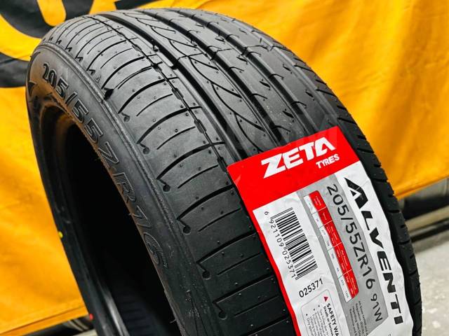 Zeta Alventi, 205/55 R16, 16", 1 шт, 205 мм, 55 %, радиальный, летние ...