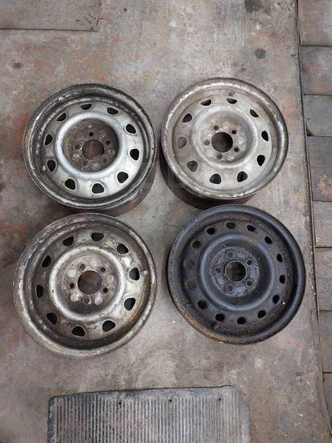 Диски штамп R14, Subaru, 14", 1 шт, штампованный, 4 шт, б/у, в наличии ...