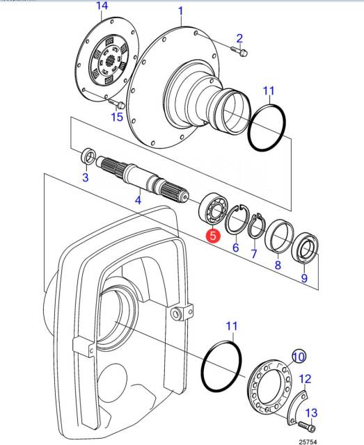    DPH-A, DPH-B, DPR-A, DPR-B, DPI-A Volvo Penta 184841 