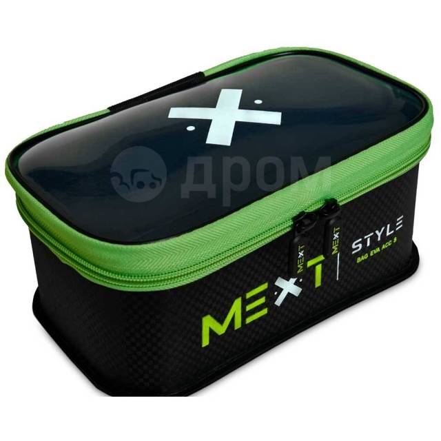    Black / Green 13 x 22 x 8 cm Mext tackle M0300001 Style EVA S 