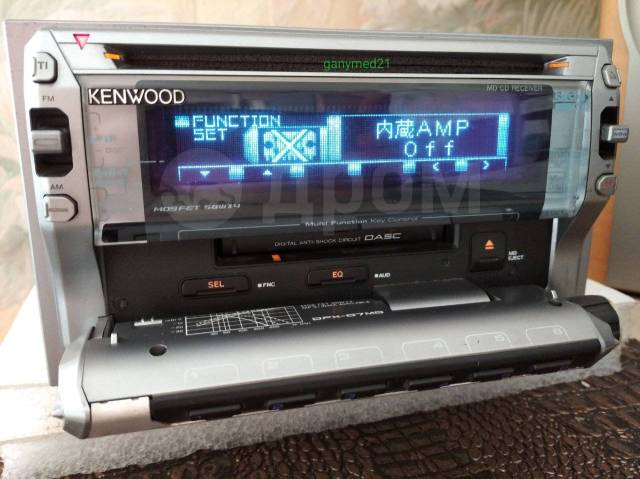 Kenwood DPX-07MD AUX, 2 DIN — 178x100 мм, б/у, в наличии