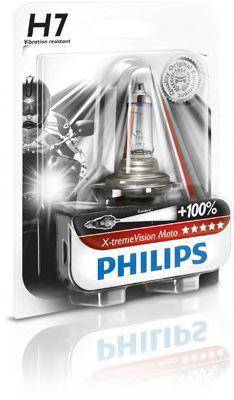  H7 12V 55W PX26d X-tremeVision Moto PHILIPS 12972XVBW 