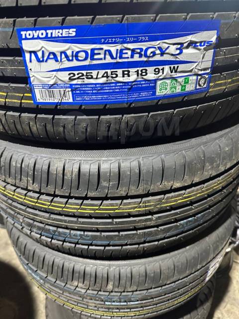 Toyo NanoEnergy 3 Plus, 225/45 R18, 18", 1 шт, 225 мм, 45 %, радиальный ...