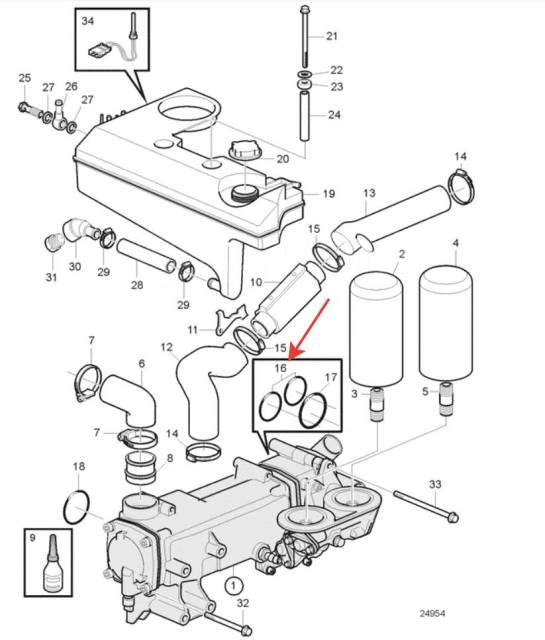    D4/6 Volvo Penta 949722, 13949722 