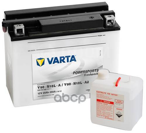   Powersports Freshpack [12V 20Ah 260A B00] Varta . 520012020 