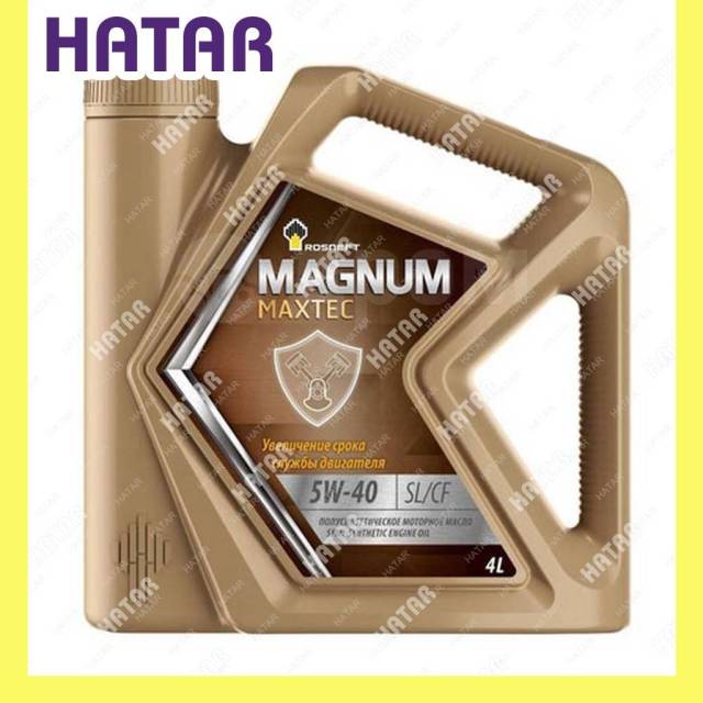 Роснефть 5W40 Magnum Maxtec Моторное масло, 4л (полусинтетика) SL/CF ...