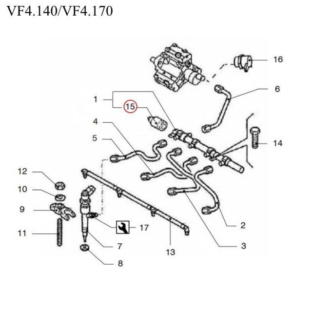    Vetus VFP01194   VF4.140/VF4.170/VF5.220/VF5.250 