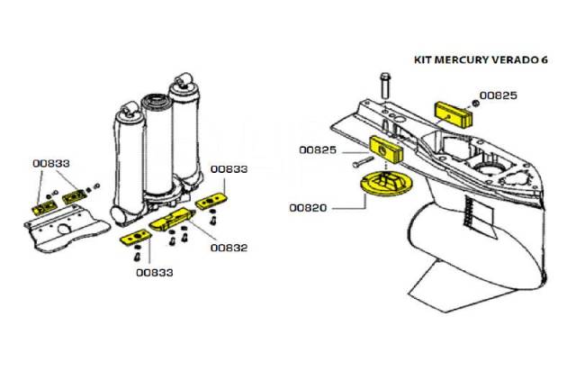    TECNOSEAL  Mercury Verado (6 .) KITVERADO6MG 