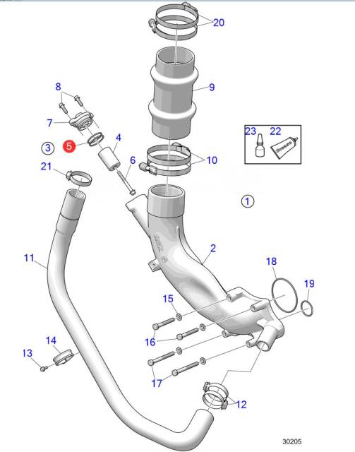   Volvo Penta D4/6 976042 