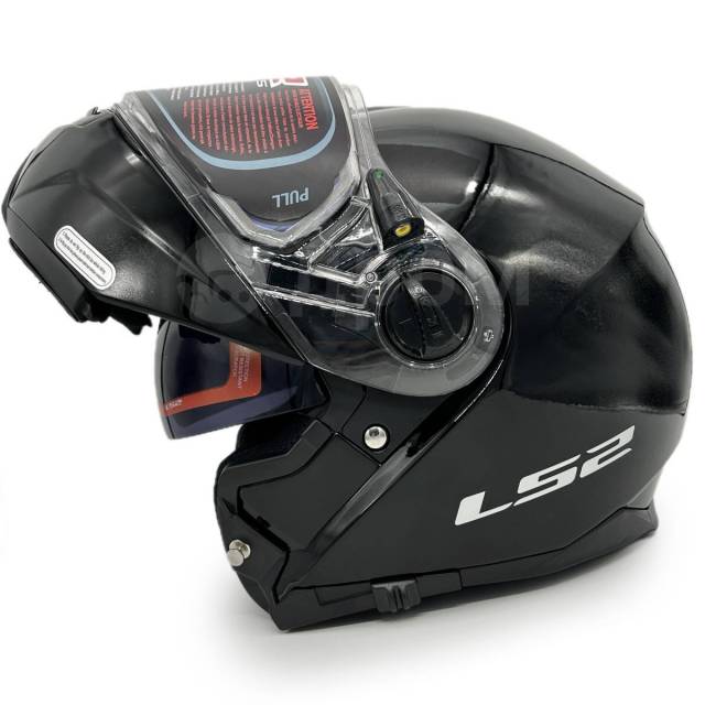   LS2 FF325 STROBE ELECTRIC SNOW Gloss Black (). XL. - 