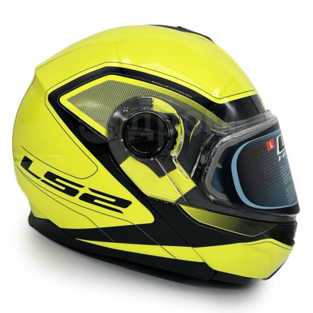   LS2 FF325 STROBE ELECTRIC SNOW CIVIK yellow-black (). XL. - 