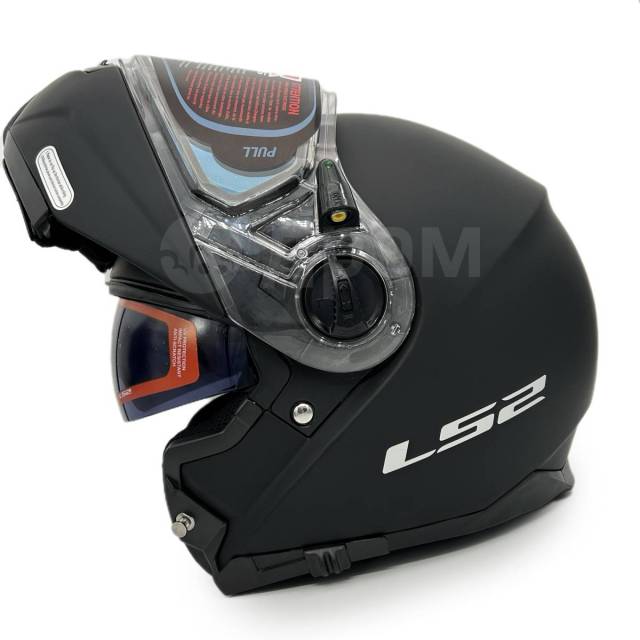   LS2 FF325 STROBE ELECTRIC SNOW Matt Black (). XXL. - 