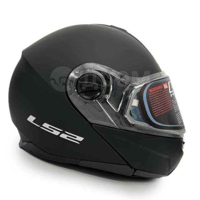   LS2 FF325 STROBE ELECTRIC SNOW Matt Black (). XXL. - 