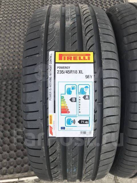 Pirelli Powergy, 235/45 R18 98Y XL, 18", 10 шт, 235 мм, 45 % ...