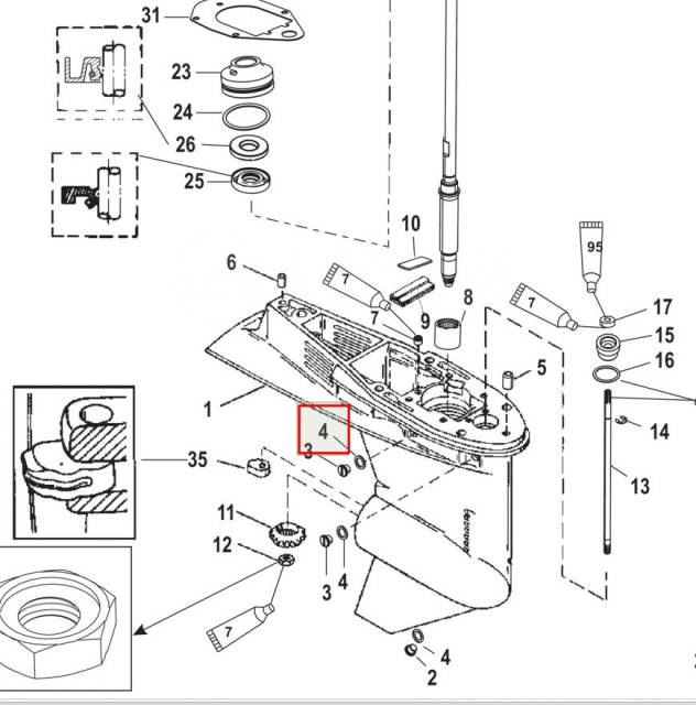    Mercury/Mercruiser (12-20260; 191833; 12-191833) (9.613.81.4) (Osaka) 