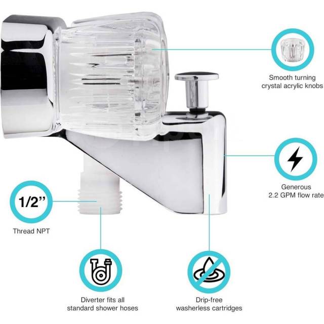     Silver Dura faucet 621-DFSA110ACP DFSA110 