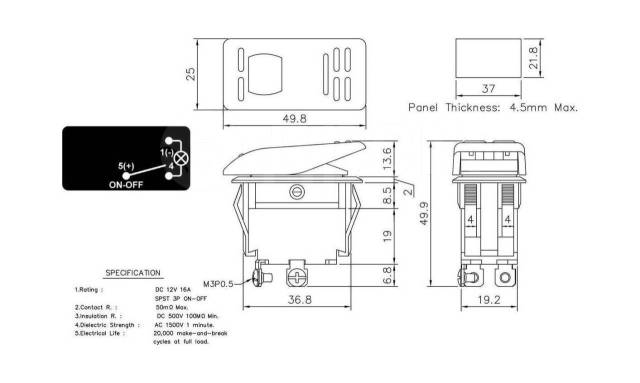   ON-OFF 12 /16 3   (  25 .) AES.Co AES111853_pkg_25 