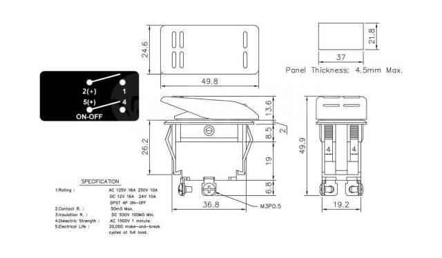   ON-OFF 12 /16 4 (  25 .) AES.Co AES111852_pkg_25 