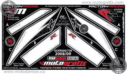  Motografix RS017U   SUZUKI GSX-R 600/750 '08-09 