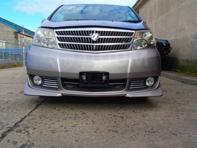 Toyota Alphard mnh15. Бампер передний Тойота альфард. Накладки бампера альфард.