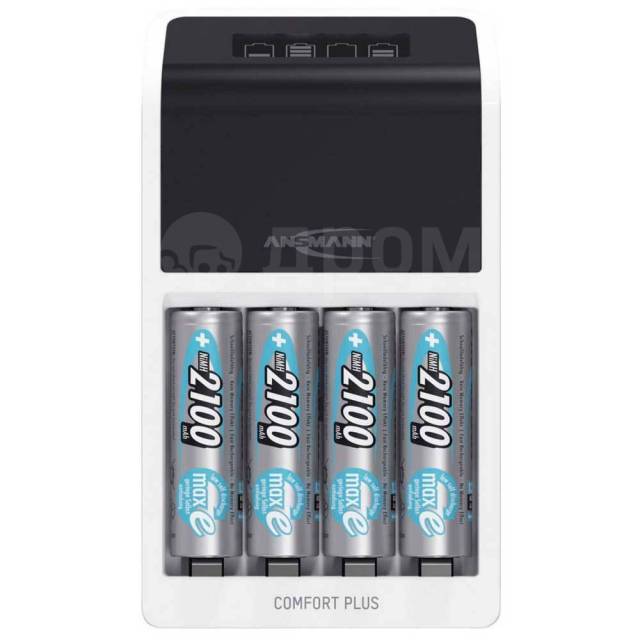      Black / White Ansmann 1001-0094-01 Akku 1001-0094-01 2100mAh 