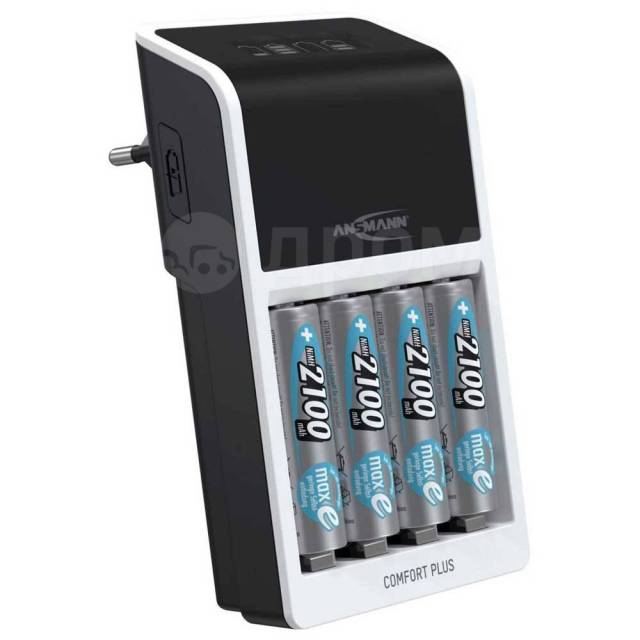      Black / White Ansmann 1001-0094-01 Akku 1001-0094-01 2100mAh 