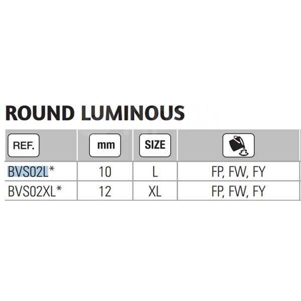  FY XL, 3  Vercelli BVS02XLFY Round Luminous 