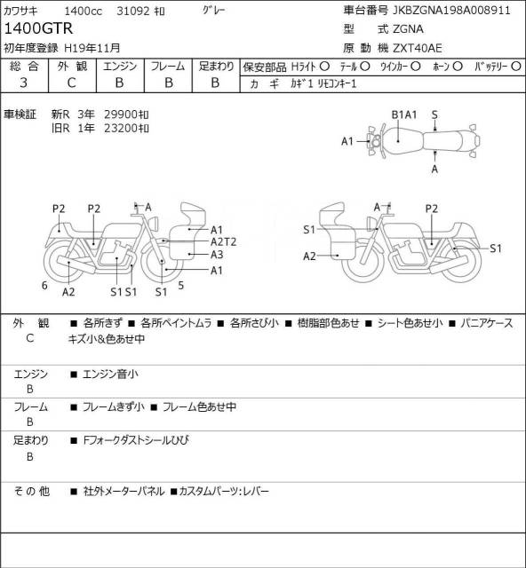 Kawasaki 1400 GTR. 1 400. ., , ,   