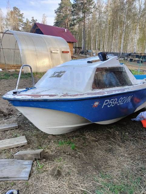 Лодка ладога 2, подвесной, бензин, 1980 год, 4,65 м. 60,00 л.с ...