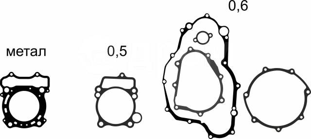      SVF-gasket Yamaha WR250F 03-13 (SVF-20810) 