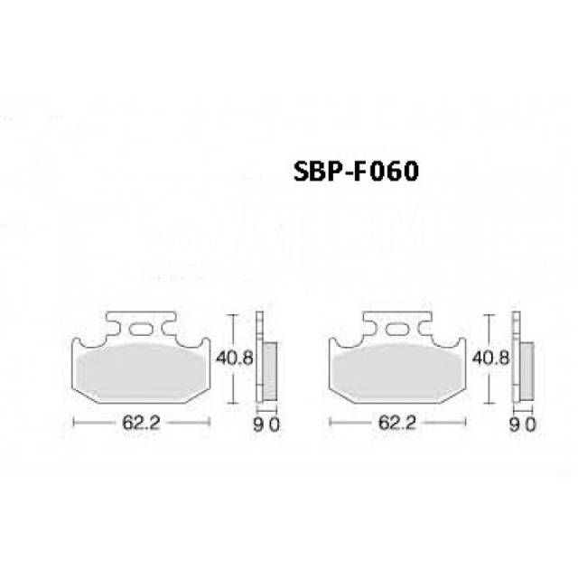   Motor Tech SBP-F060 (TRW MCB625, EBC FA152) 