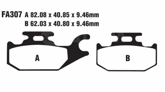   G-Brake GM-02049S FA307 