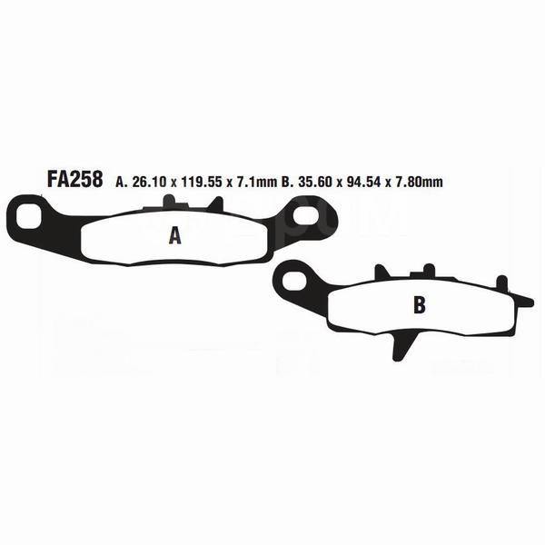   G-Brake GM-05042S FA258 