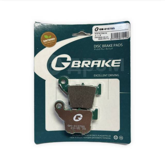   G-Brake GM-01078S FA346 