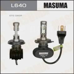   H4 12V 6000 "Masuma" (4000Lm P43T) (2 . ) Masuma L640 