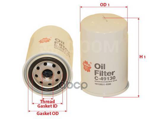 Купить Фильтр Масляный Great Wall Deer 2,2 Gw491q 105 2004-2007 Great ...