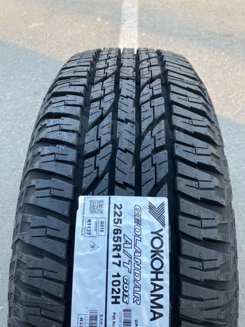 Yokohama Geolandar A/T G015, 225/65 R17 102H, 17", 1 шт, 225 мм, 65 % ...