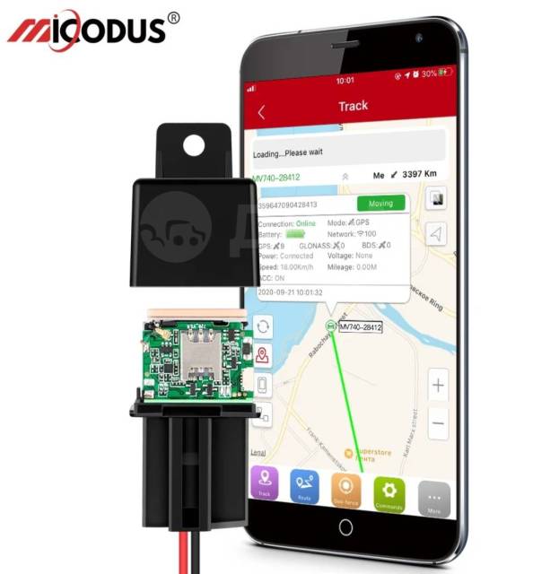 GPS-трекер Micodus MV720, новый, в наличии. Цена: 2 900₽ во Владивостоке