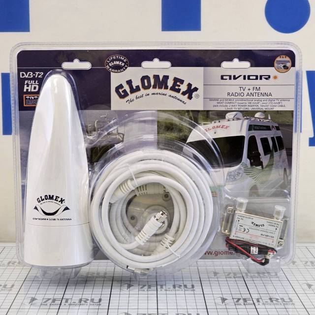   Glomex Avior VT300 TV/FM 12 40-890 24.5 210    